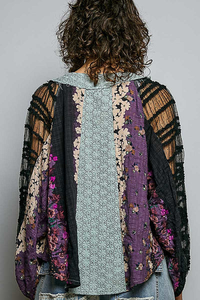 Lace Sleeve Top