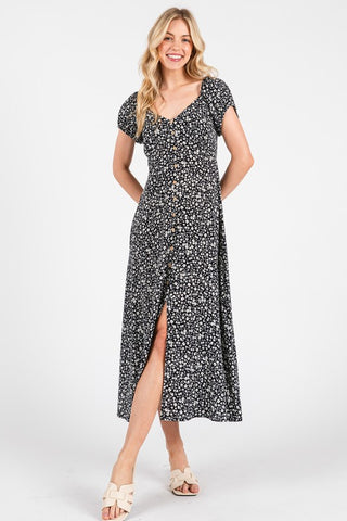 Ditsy Floral Midi Dress