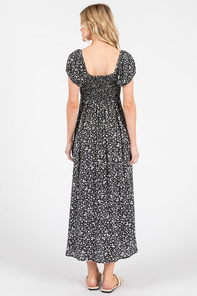 Ditsy Floral Midi Dress