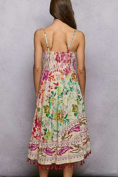 Floral Print Midi Dress