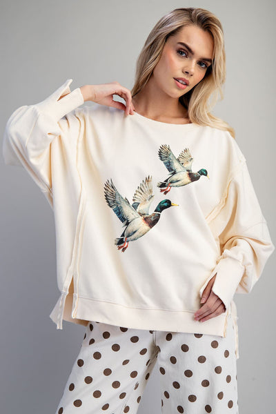 Duck Graphic Pullover
