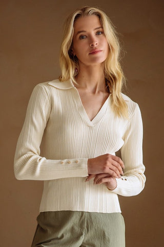 Ribbed Knit Shirt