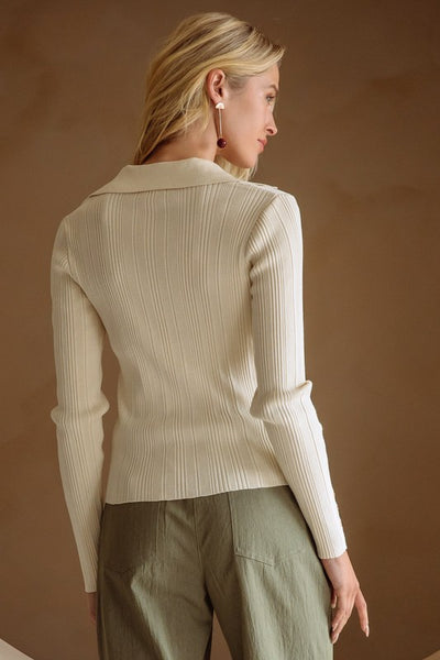 Ribbed Knit Shirt