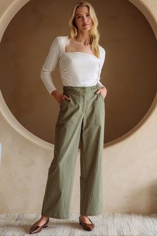 Braided Waist Pants