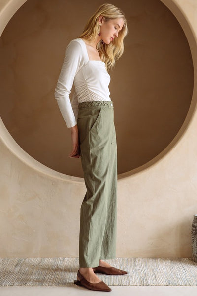 Braided Waist Pants