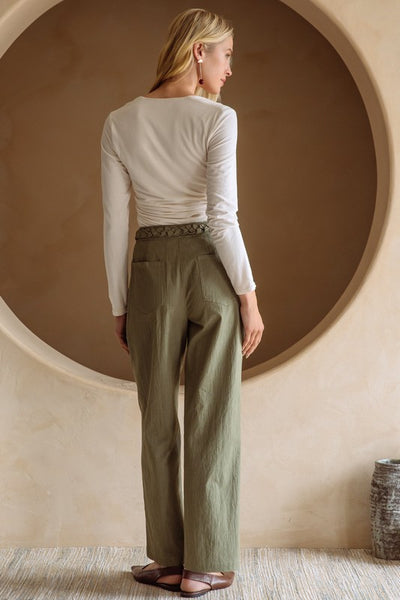Braided Waist Pants