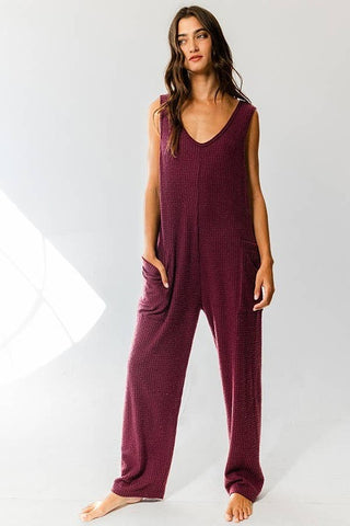 Textured Jumpsuit