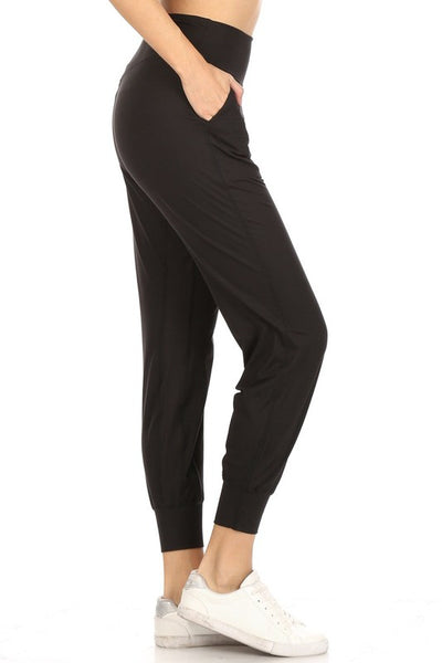 Soft and Comfy Joggers-Black