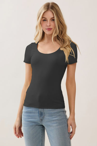 Scoop Neck Top - 4 Colors