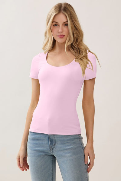 Scoop Neck Top - 4 Colors