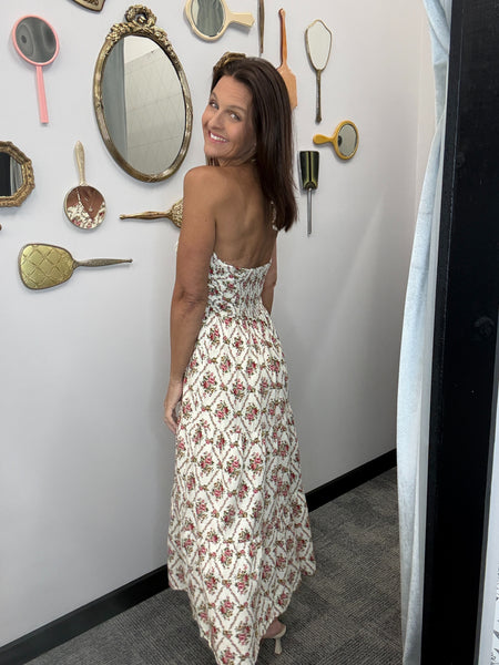 Floral Halter Dress