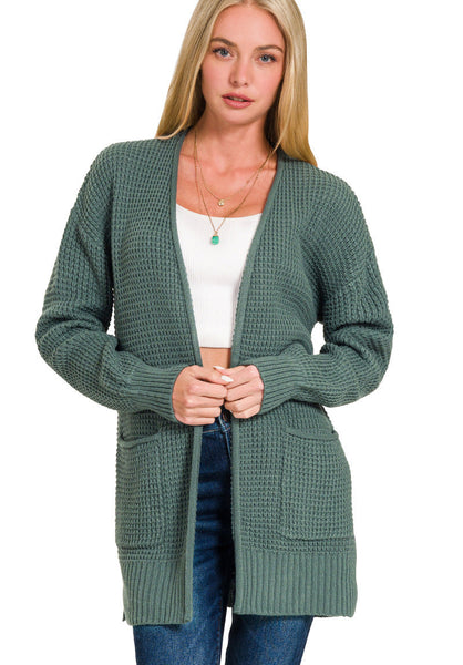Cozy Season Cardigan - Ash Jade