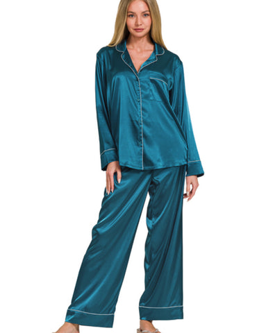 Satin Pajama Set