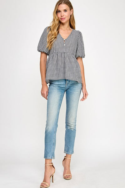 Gingham Top