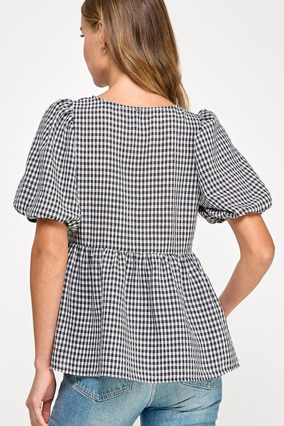 Gingham Top
