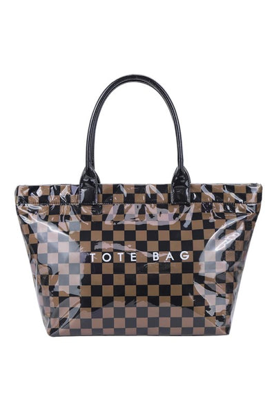 Checkered Tote
