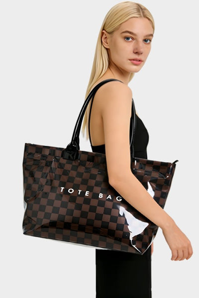 Checkered Tote