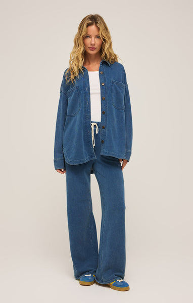 Knit Denim Pant