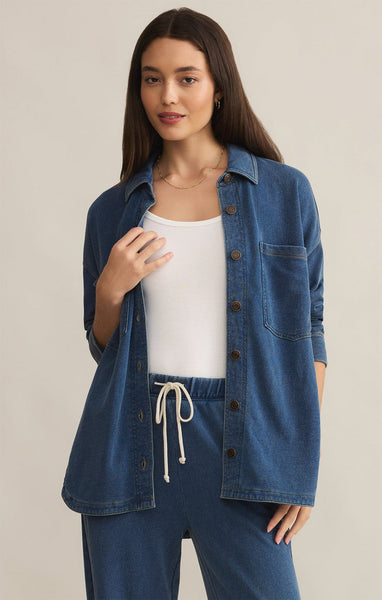 Knit Denim Jacket