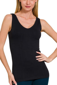 Seamless Tank- Black