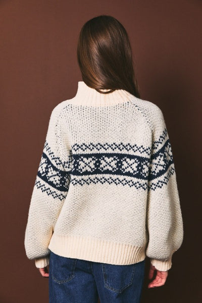 Fair Isle Sweater Jacket