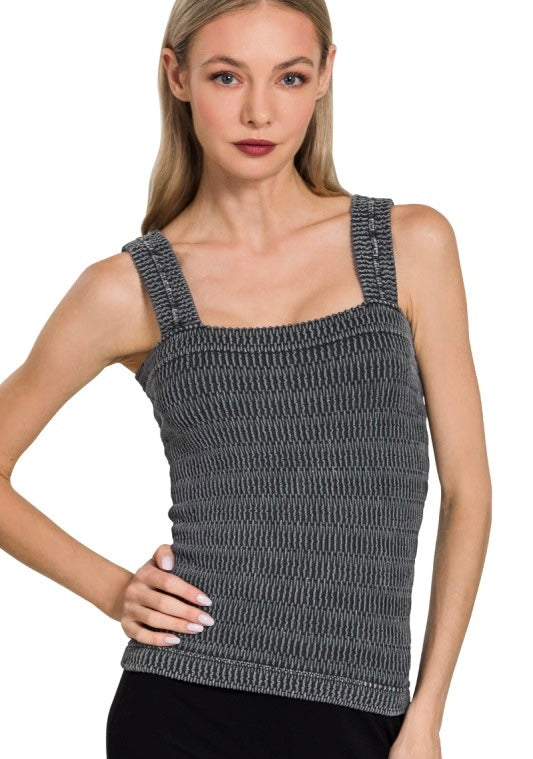 Textured Tank Top