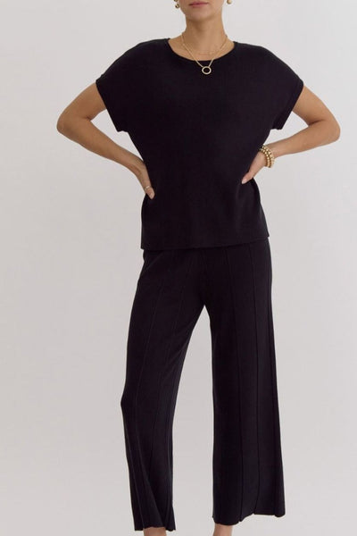 Ribbed High Waist Pants