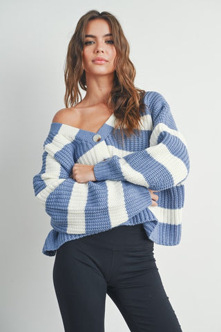 Striped Cardigan