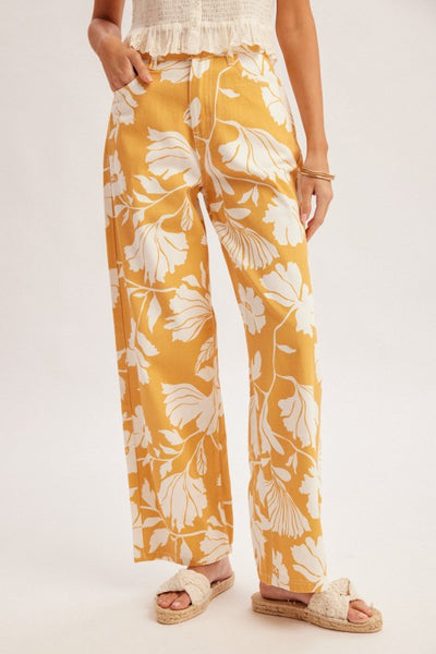 Floral Print Pants