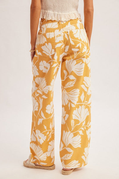 Floral Print Pants