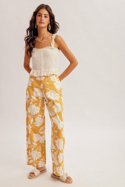 Floral Print Pants