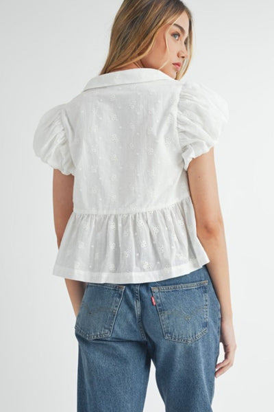 Eyelet Blouse