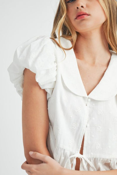 Eyelet Blouse