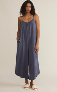 Textured Flared Jumpsuit