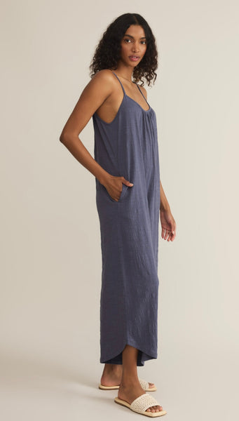 Textured Flared Jumpsuit