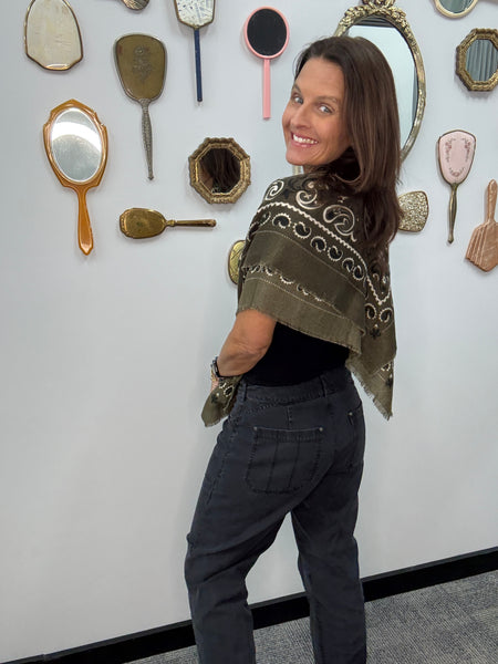 Bandana Scarf: Olive Green