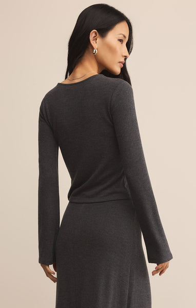 Demure Long Sleeve Top