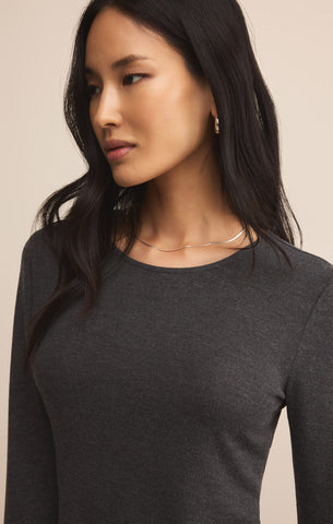 Demure Long Sleeve Top
