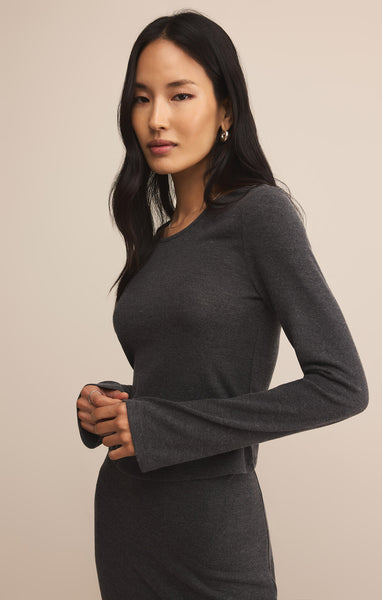 Demure Long Sleeve Top