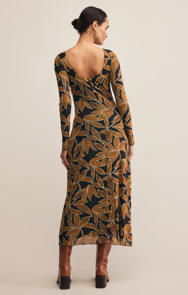 Spellbound Mesh Floral Dress