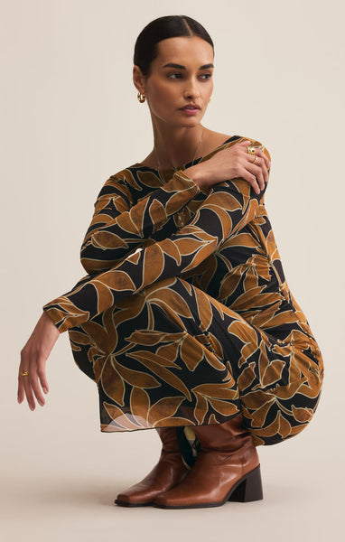 Spellbound Mesh Floral Dress