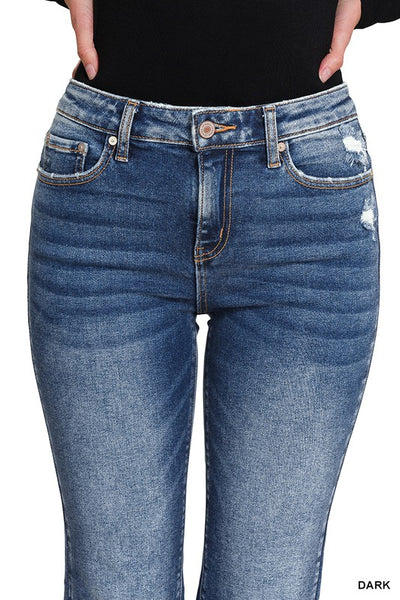 Judy Blue Kick Flare-Dark Wash