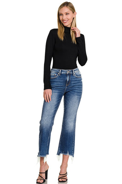 Judy Blue Kick Flare-Dark Wash