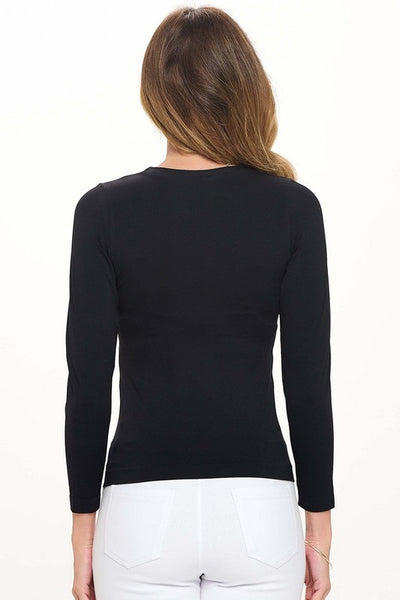Round Neck Long Sleeve - 2 Colors