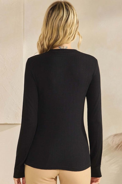 Ribbed Long Sleeve - 3 Colors