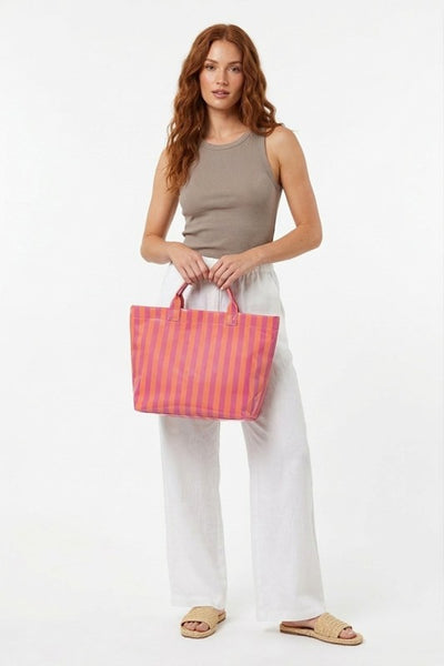 Striped Tote Bag