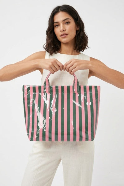 Striped Tote Bag