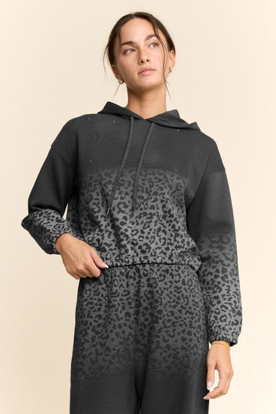 Ombre Leopard Pullover