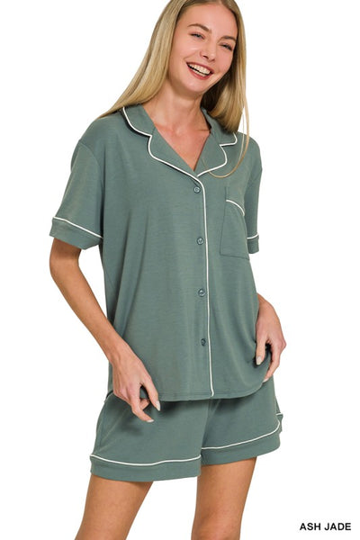 Soft & Comfy PJ Set - Ash Jade