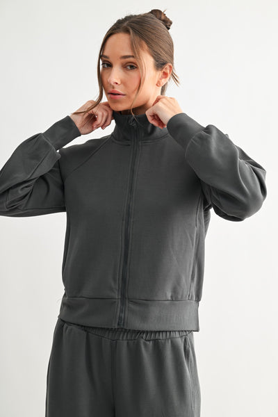 Luxe Zip Up Jacket